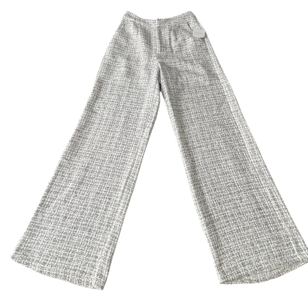NWT Women’s Altar’d State Tweed Style Pants in Ivory and Black Size XS.